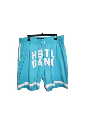 Hustle Gang Over Everything Men's Shorts Size 2XL Crawfords Bachelor Button 10